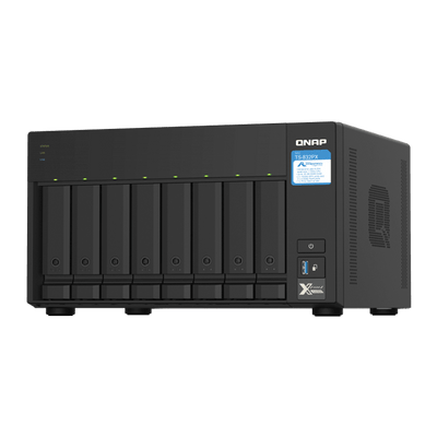 NAS Torre 8-Bay QNAP AL324 Quad-Core 1.7GHz – 4GB DDR4 – 2×2.5GbE + 2×10GbE SFP+  | TS-832PX-4G