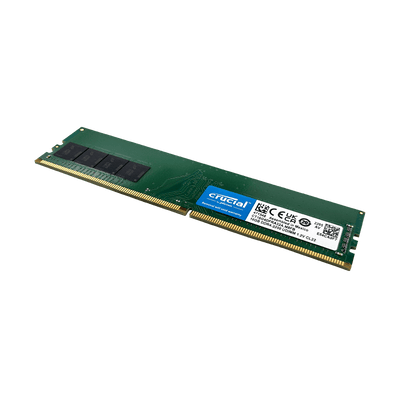 Memoria RAM para desktop DDR4 PC4-25600 16GB 3200MHZ CL22 1.2V 16C Crucial CT16G4DFRA32A (workstations)