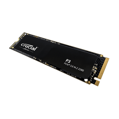 Disco de estado sólido SSD PCI-E 3.0 M.2 2280 500GB NVMe Crucial P3 CT500P3SSD8 R/W 3500/1900 MBs