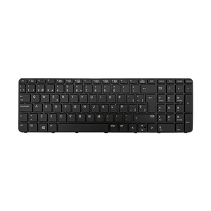 Teclado para portátil HP 450-G3 650-G2 470-G3 NSK-CZ0BC Español Con Marco Negro