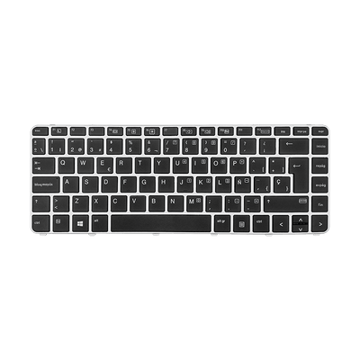 Teclado para portátil HP 840-G3/G4, 745-G3/G4 836307-001, Con Marco Sin Trackpoint, Color Negro/Gris, Idioma Español (GEN)