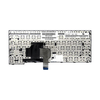 Teclado para portátil LENOVO E450 E455 W450 01AV281, Idioma Español, Color Negro SP C/TRACKPOINT CON MARCO(GEN)