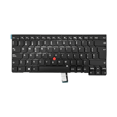 Teclado para portátil LENOVO T440 T450 T460, Con Rejilla, Con Trackpoint, Color Negro, Idioma Español 04Y0860 (GEN)